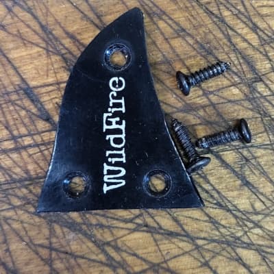 Used Drive Wildfire X2 Black Bizarre Electric Guitar Truss Rod Cover Installation ScrewsLuthier Parts for sale