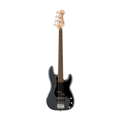 Squier Affinity Series Precision PJ Bass Guitar, Laurel FB, Charcoal Frost Metallic image 1