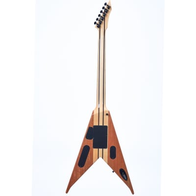 BC Rich Guitars Jr-V Extreme Exotic Electric Guitar with Floyd Rose, Case, Strap, and Stand, Spalted Maple image 5