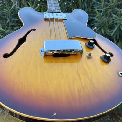 1968 Gibson EB-2 Bass - Iced Tea Sunburst - Perfect - HSC image 13