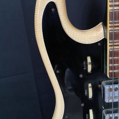 1963 Hofner Galaxy 175 White and Black Vynil image 6