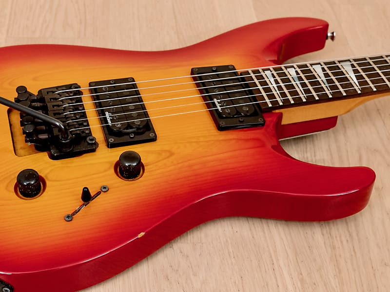 1990 Charvel by Jackson Archtop Dinky DKA-110-HH Cherry Sunburst, Japan |  Reverb UK