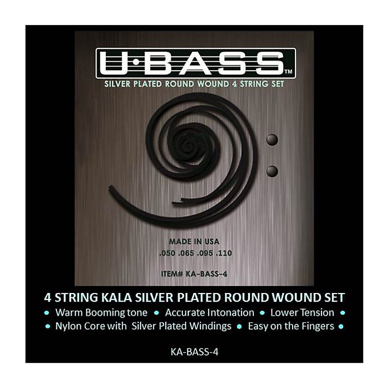 Kala Metal Round Wound Strings for UBass image 1