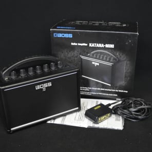 Boss Katana Mini with One Spot power supply Reverb