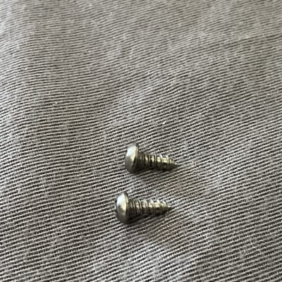 Gibson Vintage 1960's Nickel Les Paul SG ES Truss Rod Cover Screws 1961 1962 1963 1964 1960's image 3