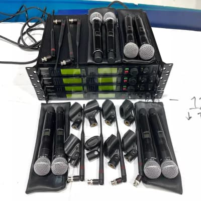 Shure UR4D+ Dual Wireless Receiver W/(2)URUR2 Handheld Transmitters #2416 (One)THS image 3