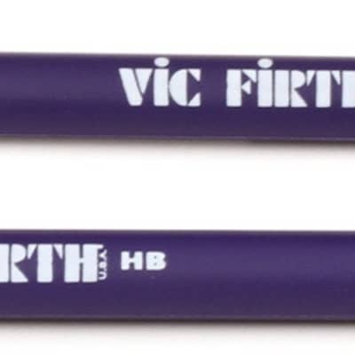 Vic Firth Heritage Brushes (pair)  Bundle with Vic Firth American Classic Drumsticks - 5A - Wood Tip image 1
