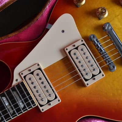 CLEAN 1980 Tokai Love Rock LS-60 Cherry Sunburst w/Lifton Style Hardcase, Made in Japan, MIJ, Lawsuit image 3