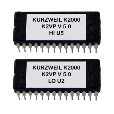 Kurzweil k2vx Setup EPROMS v5 for K2000 K2000r K-2000 K-2000R eprom os sampler