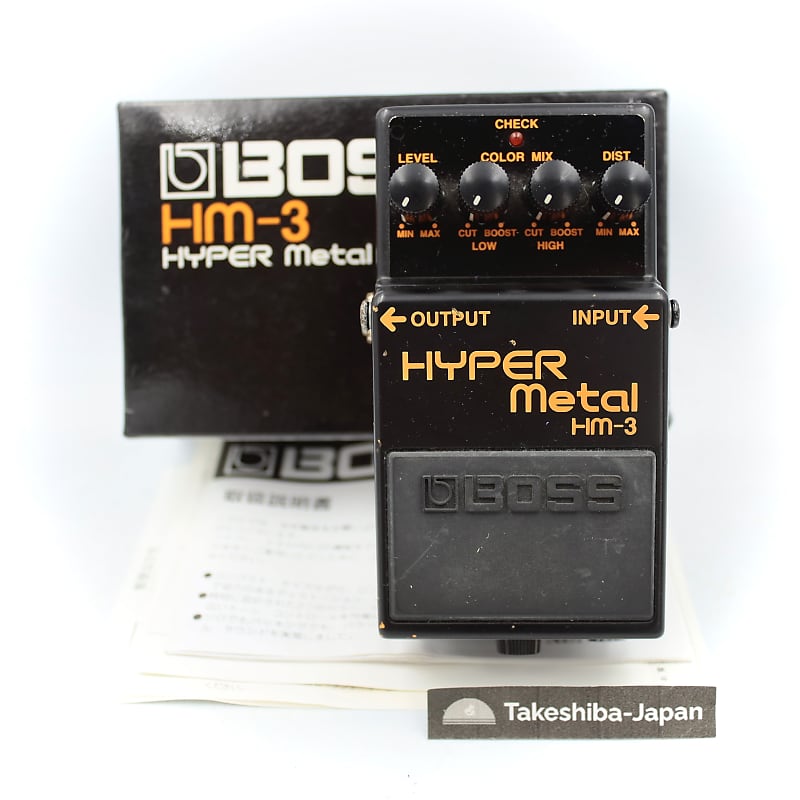 Boss HM-3 Hyper Metal Distortion Pedal | Reverb UK
