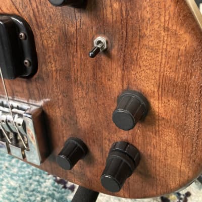 Rick Savage's, Def Leppard Washburn Bubinga 5-String Bass Guitar (RS #5020) Authenticated! image 11