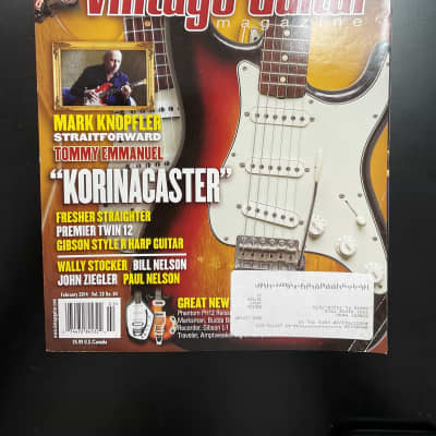 Vintage Guitar Magazine Mark Knopfler Keith Urban February 2014 for sale