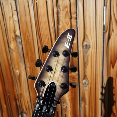 ESP E-II Horizon FR - Black Natural Burst 6-String Electric Guitar w/ Case (2024) image 4