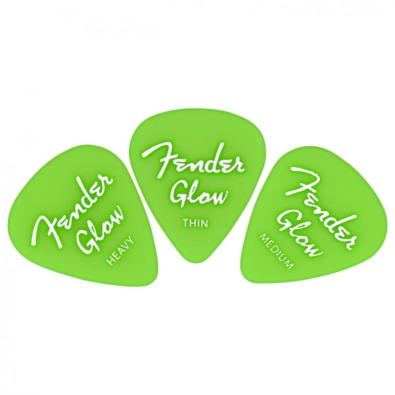 Fender Glow In The Dark Pick Variety 12-Pack