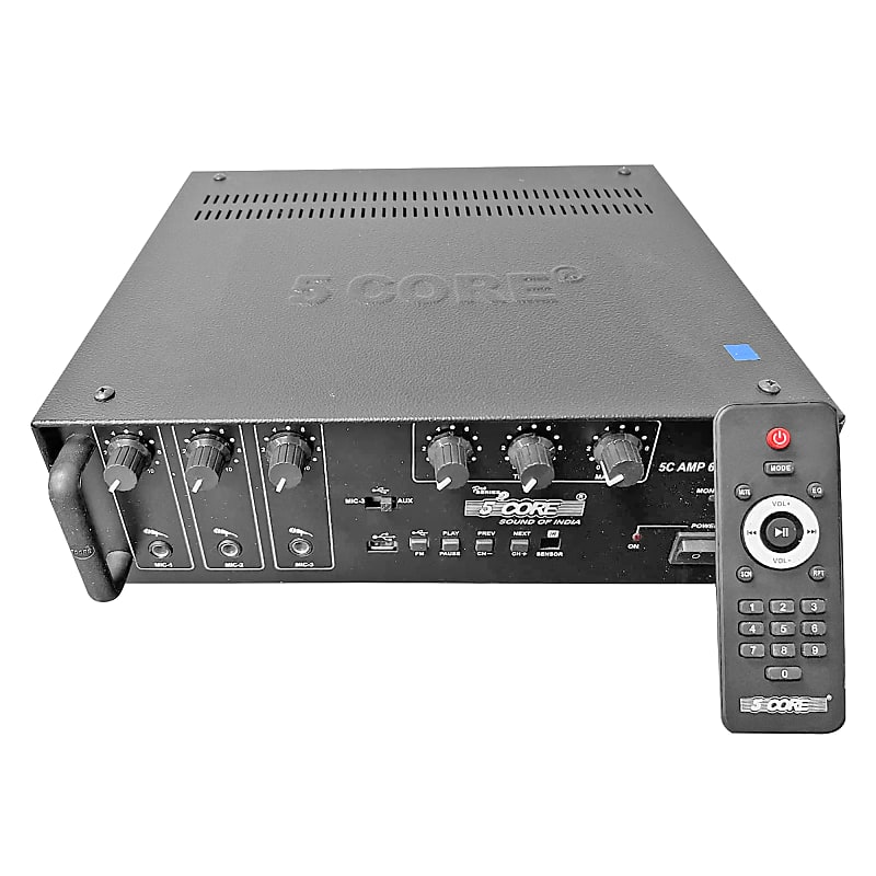 5Core Professional Paging stereo DJ PA power Amplifier system Reverb