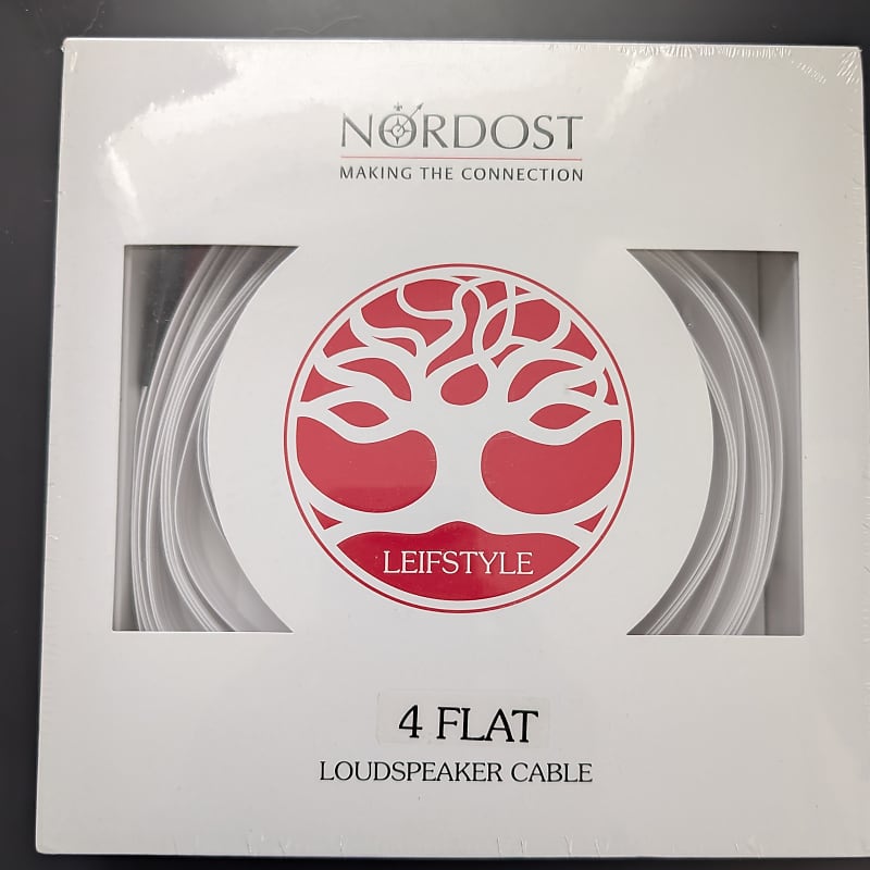 Nordost Leifstyle 4 Flat Loudspeaker Cable - 3 meter (10ft) - Banana Plugs