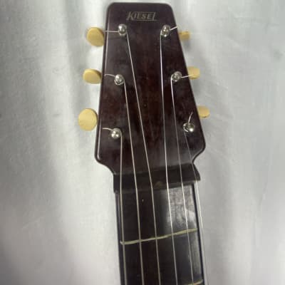 Kiesel Lap steel guitar with case 1940’s - Bakelite brown image 4