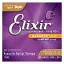 Elixir 80/20 Bronze Nanoweb Acoustic Guitar Strings, HD Light 13-53
