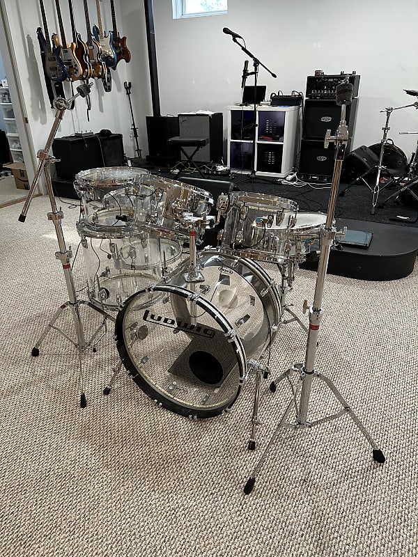 ludwig vistalite clear