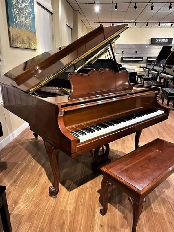 Baldwin R-226 5’8" Grand Piano, Satin Cherry image 1