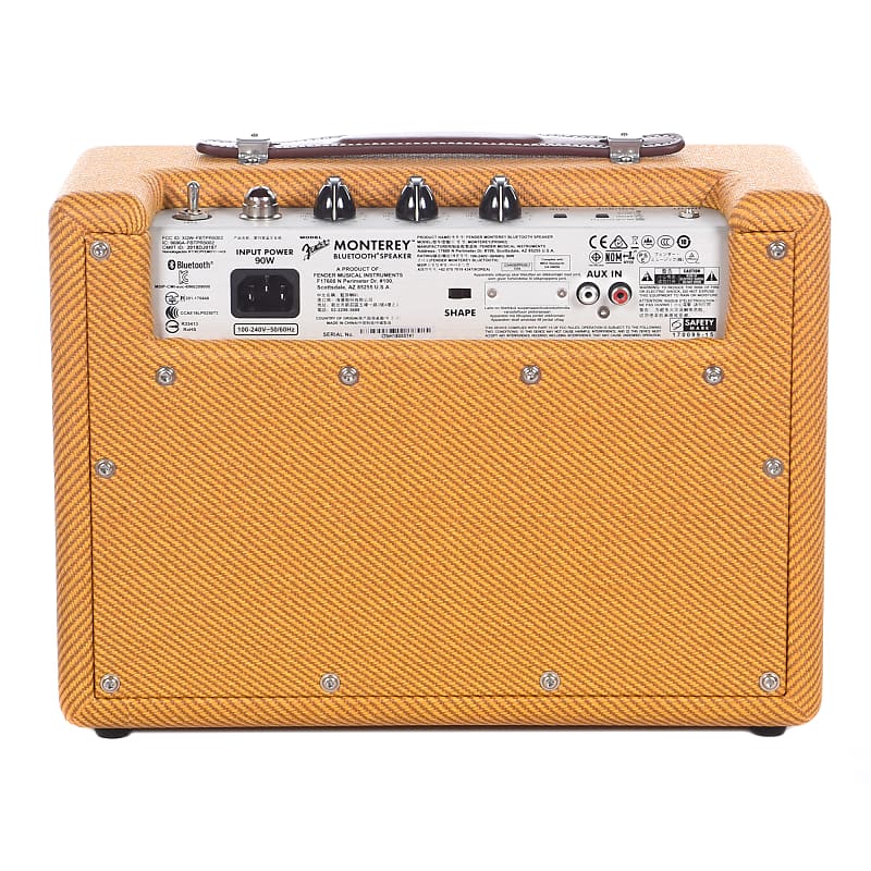 Fender Monterey 120W Bluetooth Speaker Tweed | Reverb