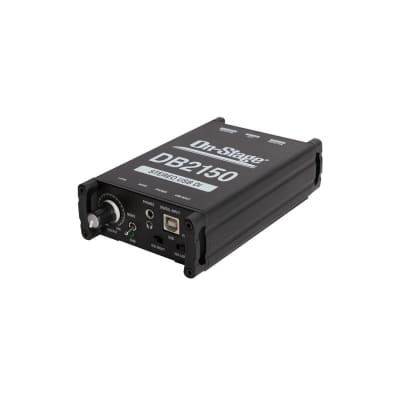 On-Stage DB2150 Stereo USB DAC Direct Box image 1
