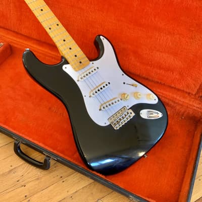 Fender ‘57 Stratocaster RI Blackie ST-57 original vintage crafted in cij mij japan strat image 2