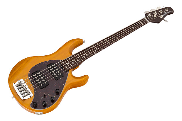 Music Man USA Stingray 5 HH TG - Translucent Gold - Rosewood Neck