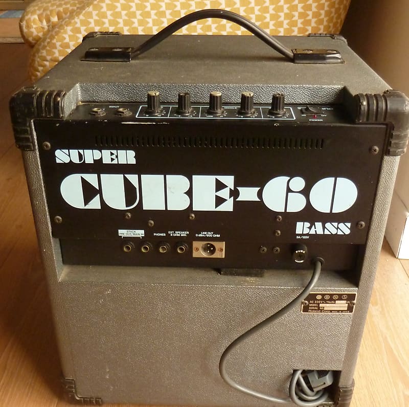 Roland Super cube bass 60 1978/1986 gris | Reverb