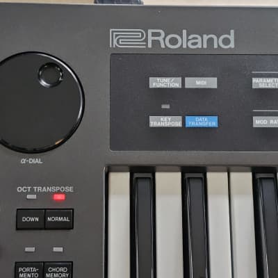 Roland Alpha Juno-1 49-Key Programmable Polyphonic Synthesizer 1985 - 1988 - Black image 4