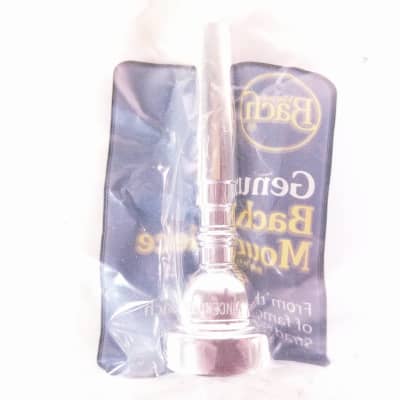 Bach Model 3511 Custom 1 Silver Plated Trumpet Mouthpiece image 4