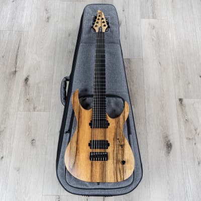 Mayones Duvell BL 7 Guitar, 7-String, Ebony Fretboard, Black Limba Body image 10