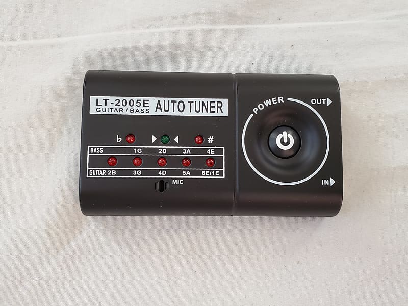 LT-2005E Guitar and Bass Auto Tuner Built In Mic 1/4