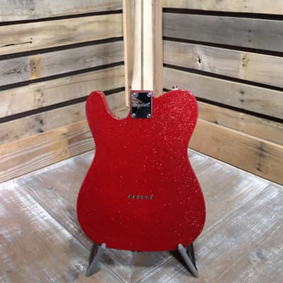 Used (2021) Squier Limited Edition Bullet Telecaster in Red Sparkle Finish with Gigbag image 4