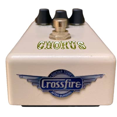 Chorus Guitar Effects Pedal by Crossfire With Rate, Depth and Time RUGGED Case! for sale