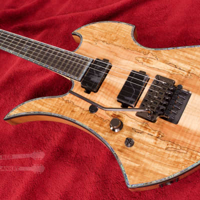 B.C. Rich Mockingbird Extreme Exotic with Floyd Rose Left Hand EXMGFRSMLH 2020 Spalted Maple image 3