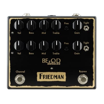 Friedman BE-OD Deluxe Dual Push Button Overdrive Pedal for sale