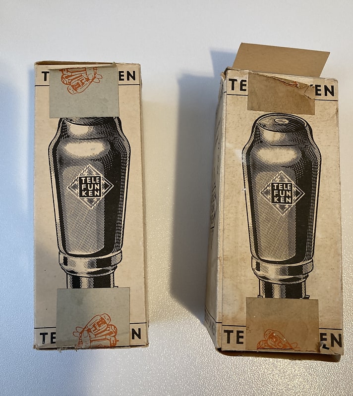 出力管 TELEFUNKEN EL12 Spez ST管 ２本組