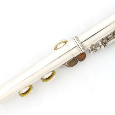 YAMAHA Flute YFL-614 Silver plated finish, all tampos replaced [SN 005848] (03/28) image 8