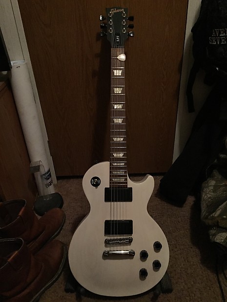 Gibson Les Paul Junior LPJ 2013 Rubbed white satin | Reverb