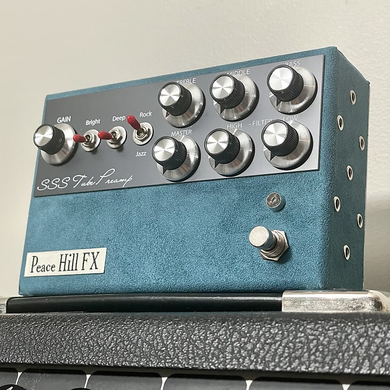 Peace Hill FX SSS Tube Preamp - Turquoise Suede “Authorized | Reverb