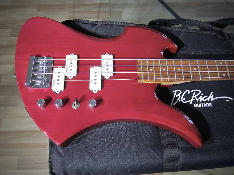 Bc Rich Mockingbird Bass Platinum Series Near Mint Circa Reverb