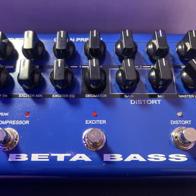 ISP Technologies Beta Bass Preamp 2010s - Blue for sale