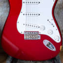1997 Fender USA California Series Stratocaster Candy Apple Red Rosewood fretboard guitar