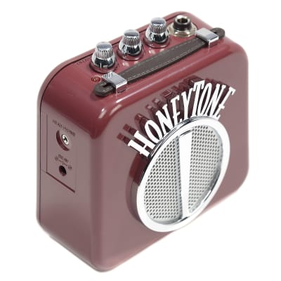 Danelectro #407504 Model: # DN-10BBU Honeytone Mini Amp Burgundy for sale