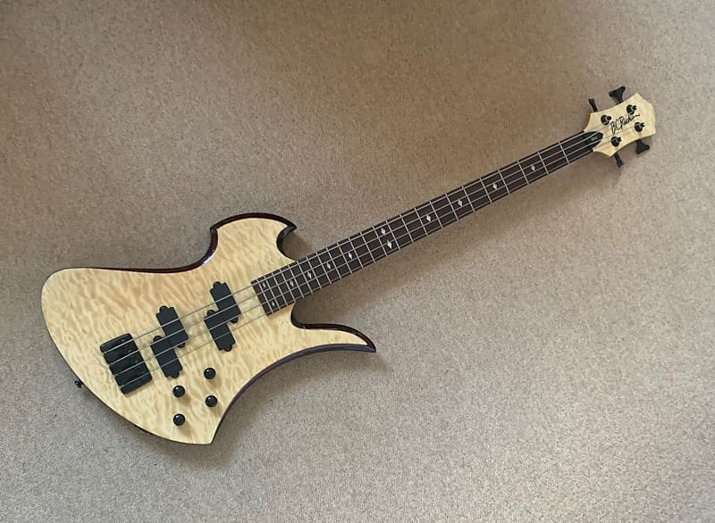 BC Rich Mockingbird MK3 Bass, Quilted Maple | Reverb UK