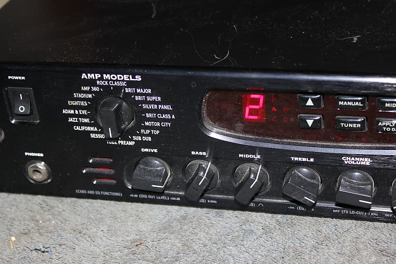 LINE 6 BASS POD PRO ベースアンプヘッド Line6 Bass PODxt Pro Bass Amp Modeler for Direct Recording