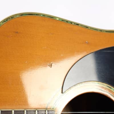 Vintage Morris Japan W-30 Solid Top Rosewood Natural Acoustic Guitar image 12