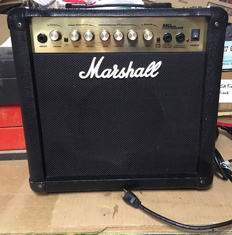 Marshall MG15CDR 15 Watt Guitar Amp - Good sounding portable amp 