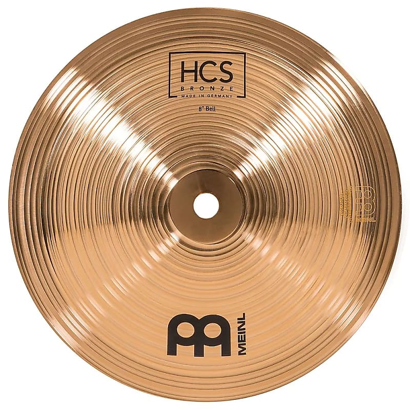 Meinl 8" HCS Bronze Medium Bell Cymbal image 1